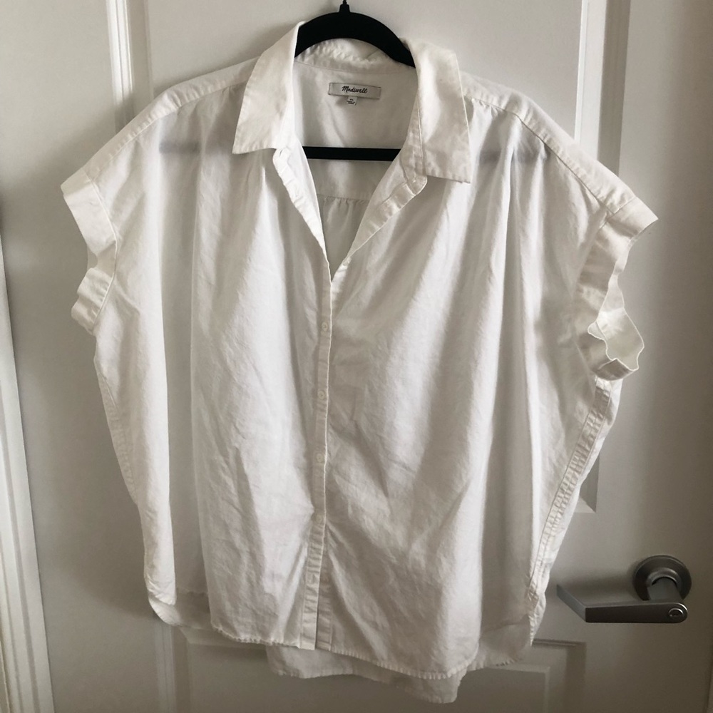 Madewell White Button Down